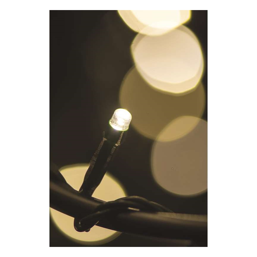 LED utomhus julbelysning 80xLED/13m IP44 varmvit