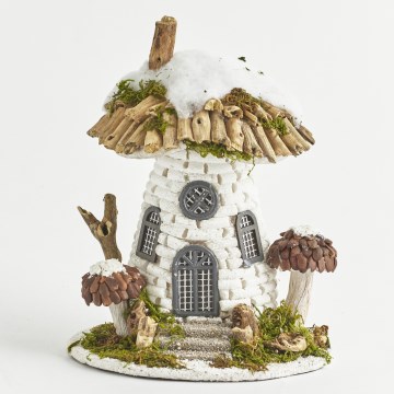 LED utomhus juldekoration 4xLED/2xAA IP44 hus