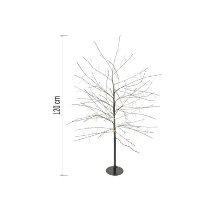 LED utomhus juldekoration 600xLED/3,8W/230V 120 cm varmvit IP44