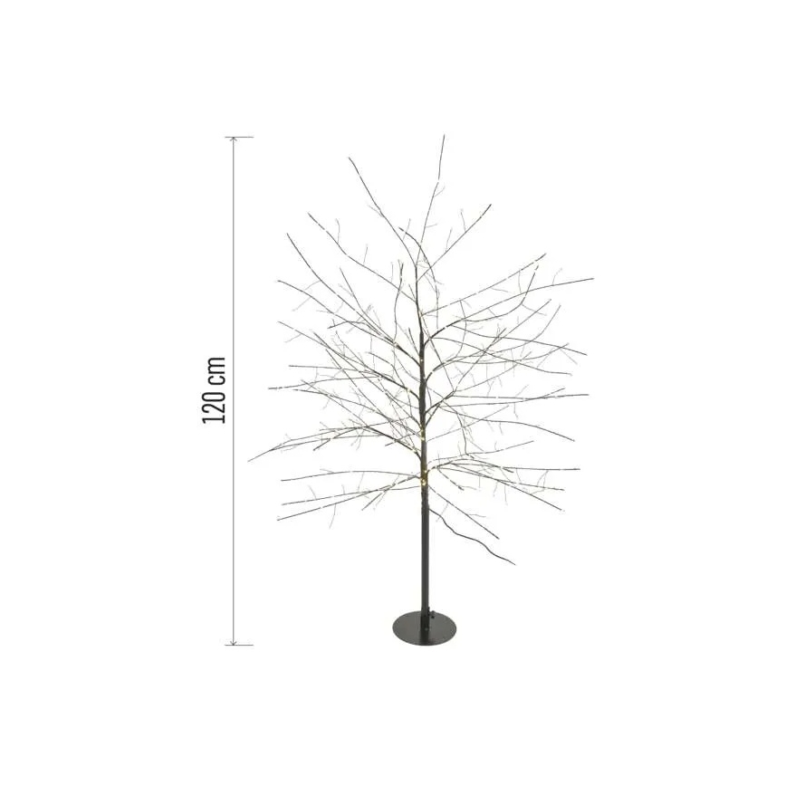 LED utomhus juldekoration 600xLED/3,8W/230V 120 cm varmvit IP44