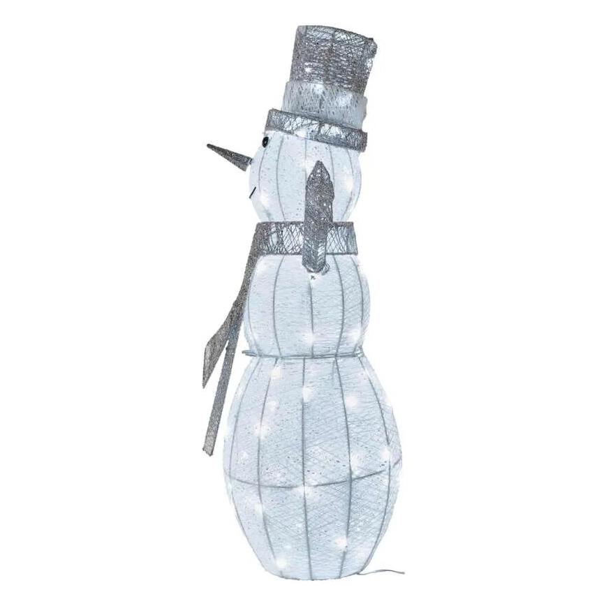 LED Utomhus juldekoration 80xLED/3,6W/230V IP44 82 cm snögubbe