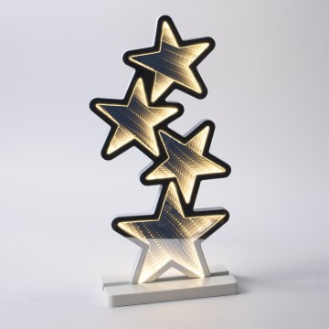 LED utomhus juldekoration – varmvita stjärnor, LED/3,6W/230V, IP44