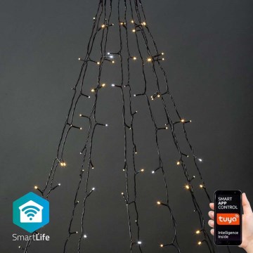 LED Utomhus julgardin 200xLED/8 funktioner 10x2m IP65 Wi-Fi Tuya varm till kallvit