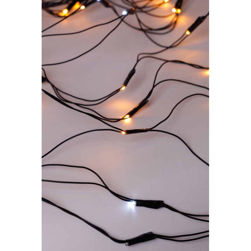 LED Utomhus julgardin NET 240xLED/7,2W/230V 1,5x2 m IP44 varm vit