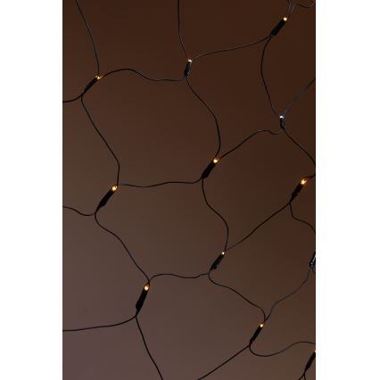 LED Utomhus julgardin NET 240xLED/7,2W/230V 1,5x2 m IP44 varm vit