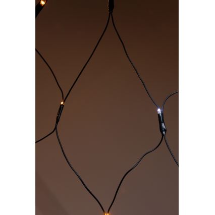 LED Utomhus julgardin NET 240xLED/7,2W/230V 1,5x2 m IP44 varm vit