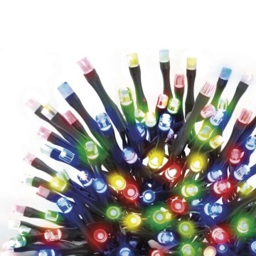 LED utomhus julkedja  100xLED/15m IP44 flerfärgade