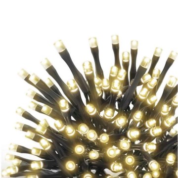 LED utomhus julkedja  100xLED/15m IP44 varm vit 