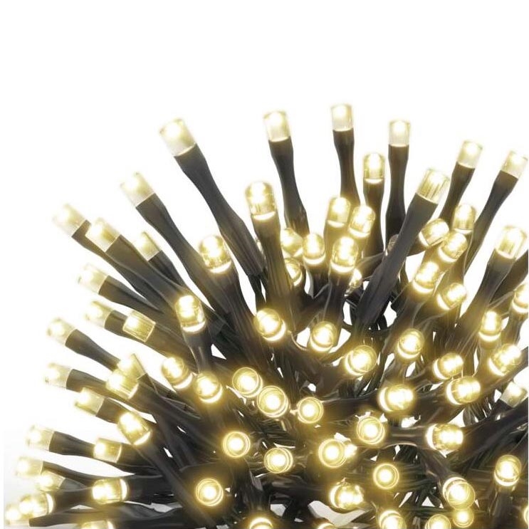 LED utomhus julkedja  100xLED/15m IP44 varm vit 
