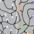 LED utomhus julkedja  100xLED/8 funktioner 15m IP44 kall vit /flerfärgade
