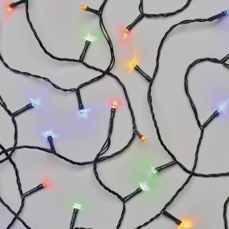 LED utomhus julkedja  120xLED/17m IP44 flerfärgade