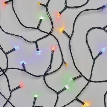 LED utomhus julkedja  120xLED/8 funktioner 17m IP44 flerfärgade