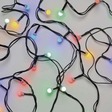 LED utomhus julkedja  200xLED/8 funktioner 25m IP44 flerfärgade