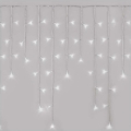 LED utomhus julkedja  300xLED/8 funktioner 10m IP44 kall vit  + fjärrkontroll 