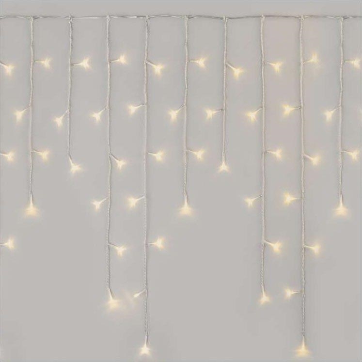LED utomhus julkedja  300xLED/8 funktioner 10m IP44 varm vit  + fjärrkontroll 
