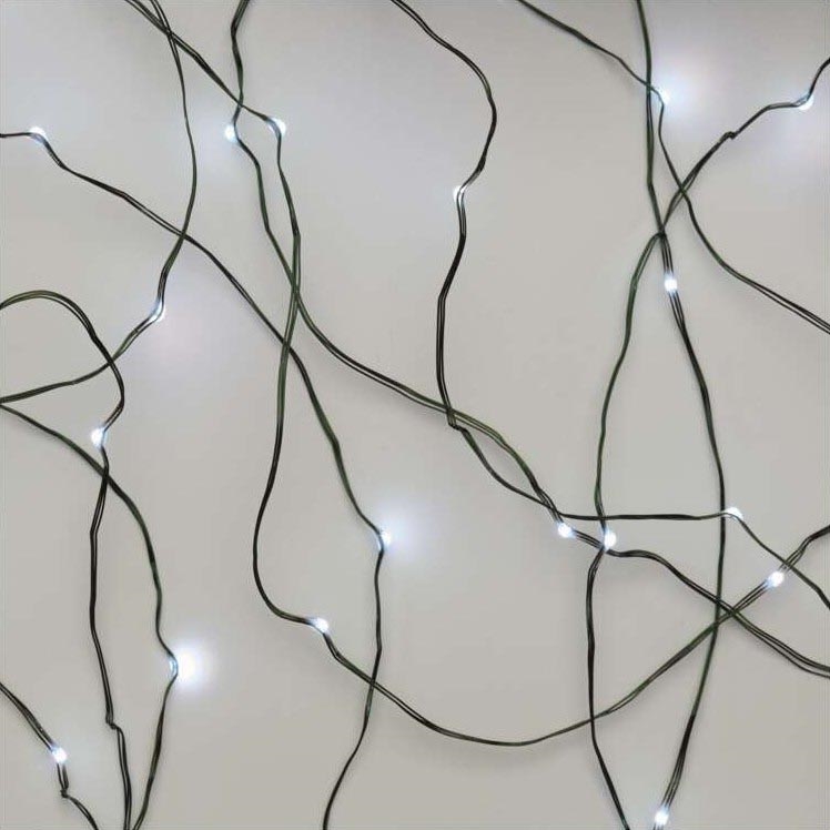 LED utomhus julkedja  40xLED/9m IP44 kall vit 
