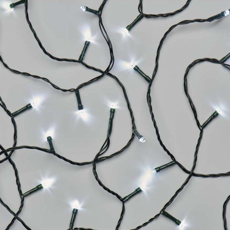 LED utomhus julkedja  40xLED/9m IP44 kall vit 