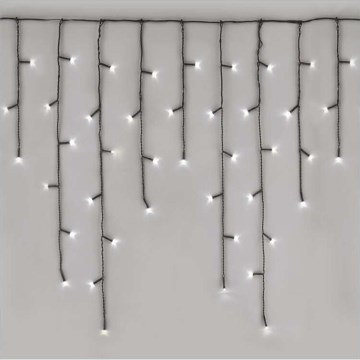 LED utomhus julkedja  600xLED/8 funktioner 15m IP44 kall vit 