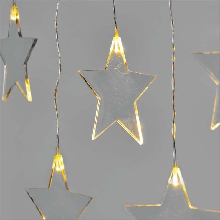 LED utomhus julkedja  8xLED/5,84m IP44 stjärna