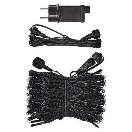LED utomhus julkedja  100xLED/15m IP44 flerfärgade