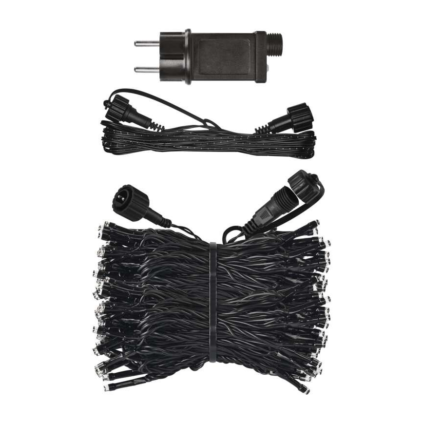LED utomhus julkedja  100xLED/15m IP44 flerfärgade