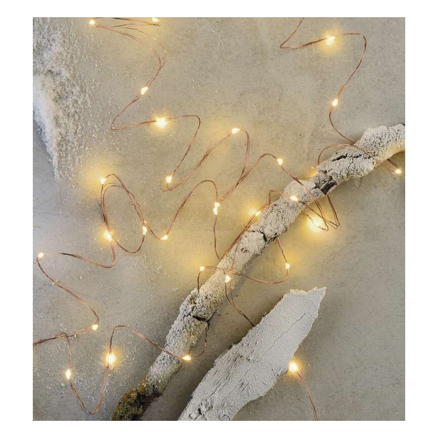 LED utomhus julkedja  100xLED/15m IP44 varm vit 