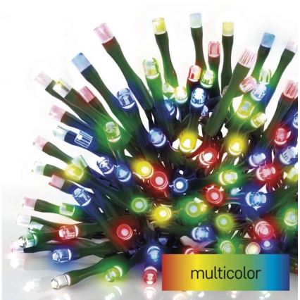 LED utomhus julkedja  120xLED/17m IP44 flerfärgade