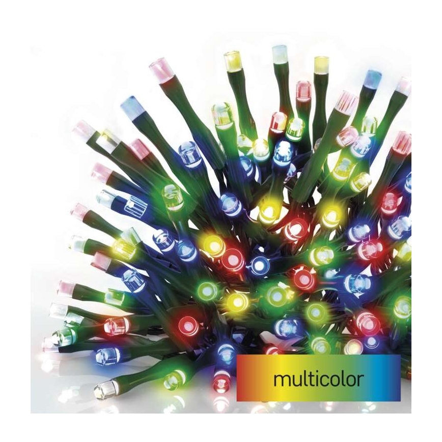 LED utomhus julkedja  120xLED/17m IP44 flerfärgade