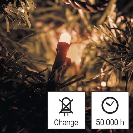 LED utomhus julkedja  120xLED/17m IP44 vintage
