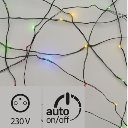 LED utomhus julkedja  150xLED 20m IP44 flerfärgade