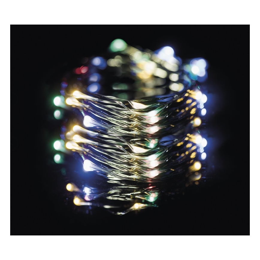 LED utomhus julkedja  150xLED 20m IP44 flerfärgade