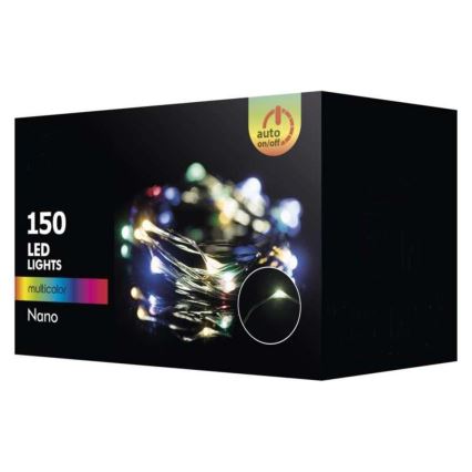 LED utomhus julkedja  150xLED 20m IP44 flerfärgade