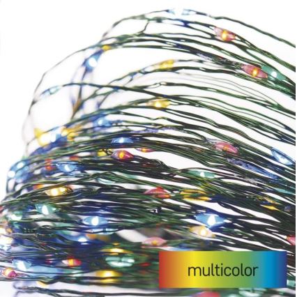 LED utomhus julkedja  150xLED/20m IP44 flerfärgade