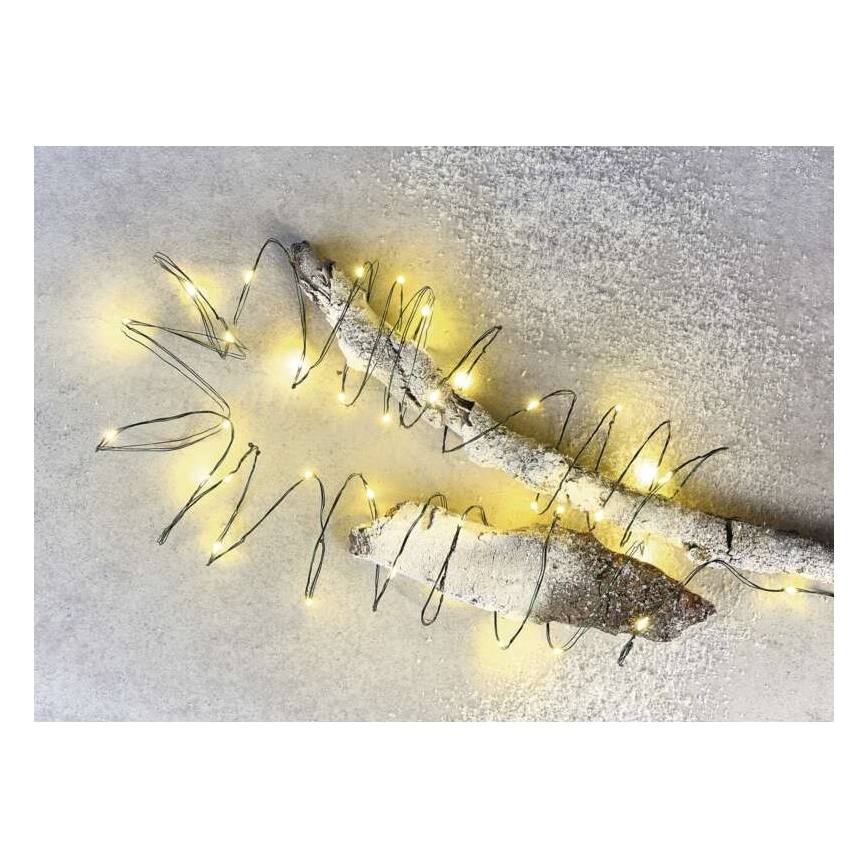 LED utomhus julkedja  150xLED/20m IP44 varm vit 