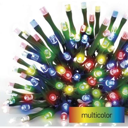 LED utomhus julkedja  180xLED/23m IP44 flerfärgade
