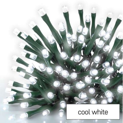 LED utomhus julkedja  180xLED/8 funktioner 23m IP44 kall vit 