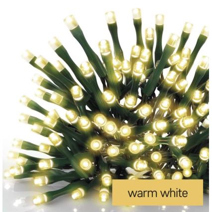 LED utomhus julkedja  200xLED/8 funktioner 8,6m IP44 varm vit 