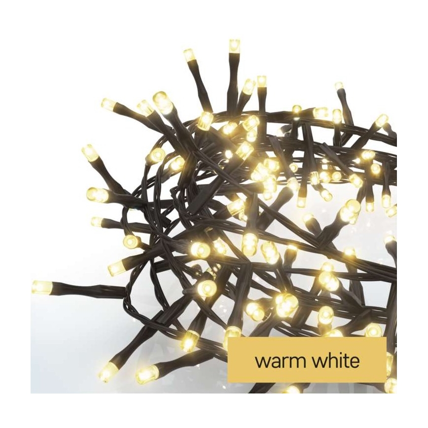 LED utomhus julkedja  300xLED/11m IP44 varm vit 