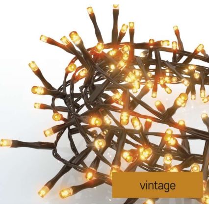 LED utomhus julkedja  300xLED/11m IP44 vintage