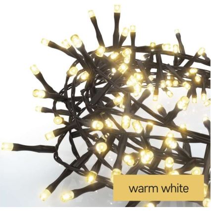 LED utomhus julkedja  400xLED/13m IP44 varm vit 