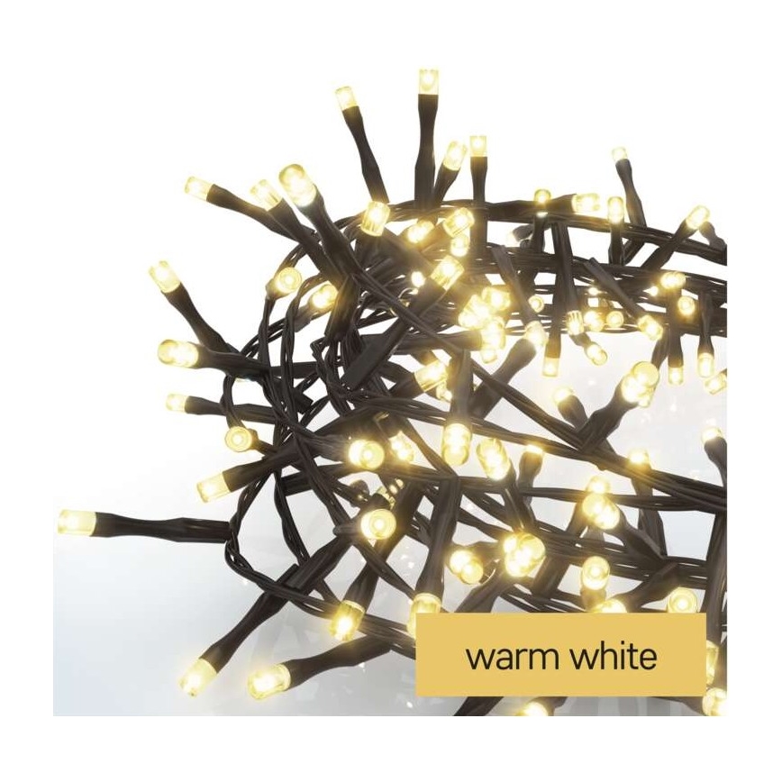 LED utomhus julkedja  400xLED/13m IP44 varm vit 