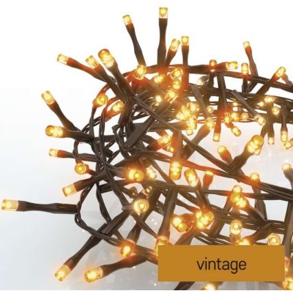 LED utomhus julkedja  400xLED/13m IP44 vintage