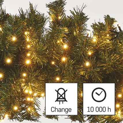 LED utomhus julkedja  400xLED/13m IP44 vintage