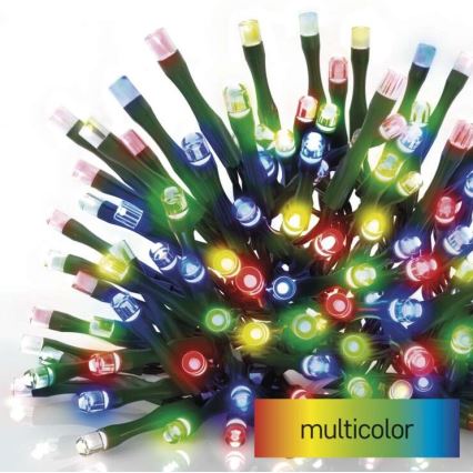 LED utomhus julkedja  40xLED/9m IP44 flerfärgade
