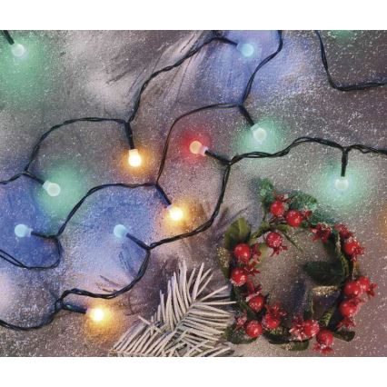 LED utomhus julkedja  480xLED/53m IP44 flerfärgade