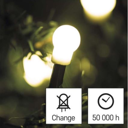 LED utomhus julkedja  480xLED/53m IP44 varm vit 