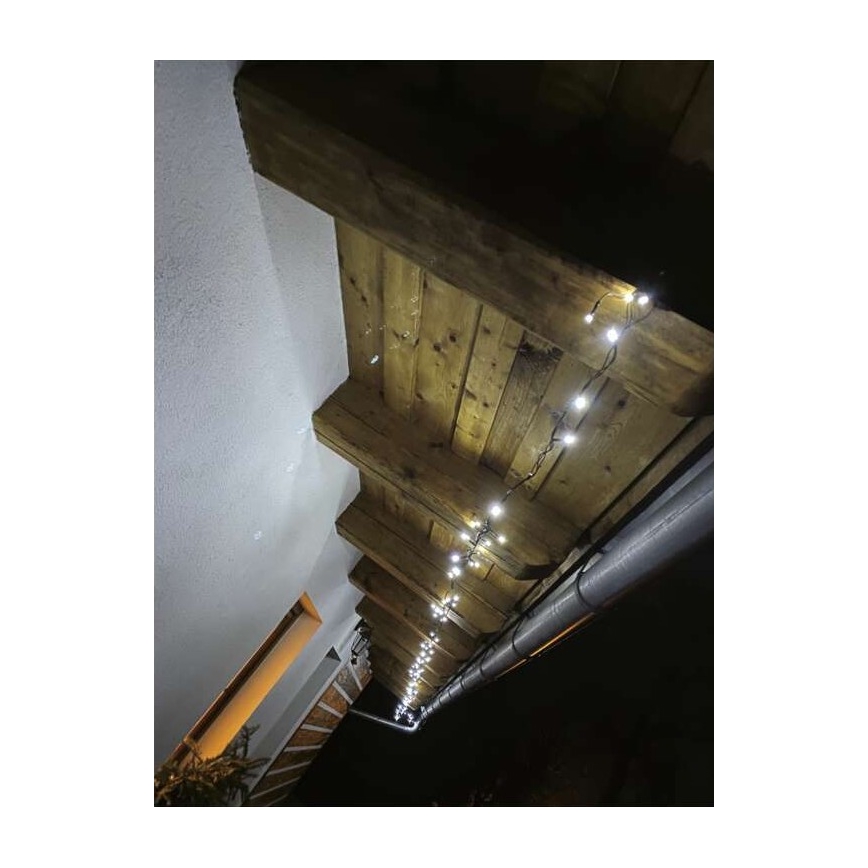 LED utomhus julkedja  500xLED/55m IP44 kall vit 