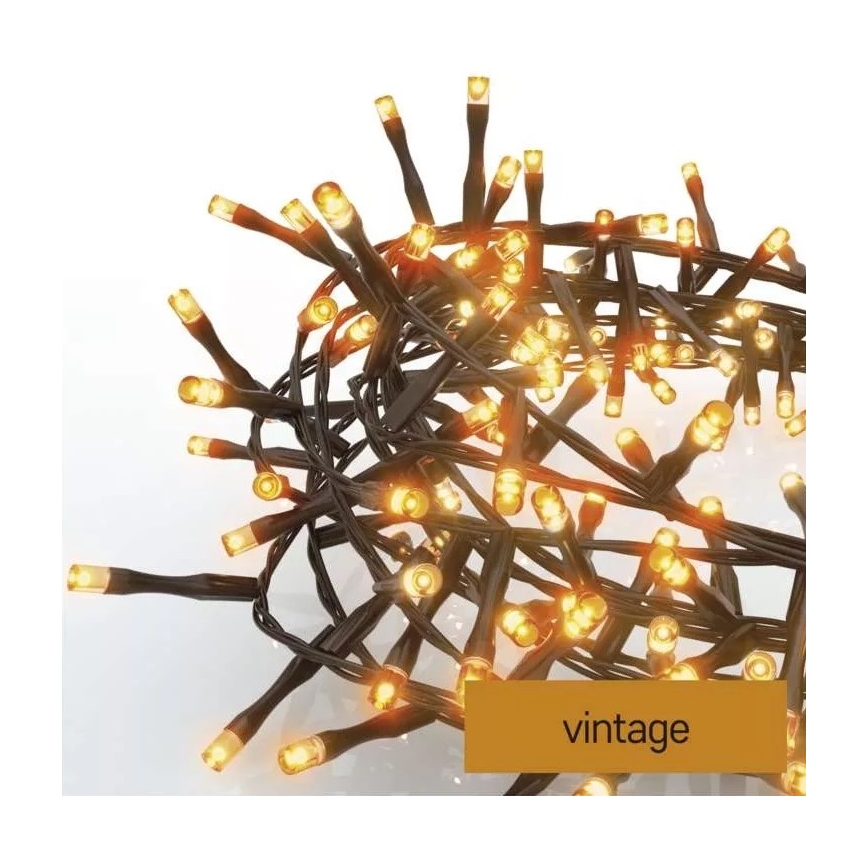 LED utomhus julkedja  600xLED/17m IP44 vintage