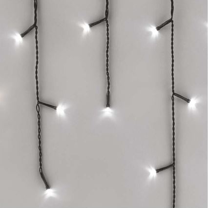 LED utomhus julkedja  600xLED/8 funktioner 15m IP44 kall vit 