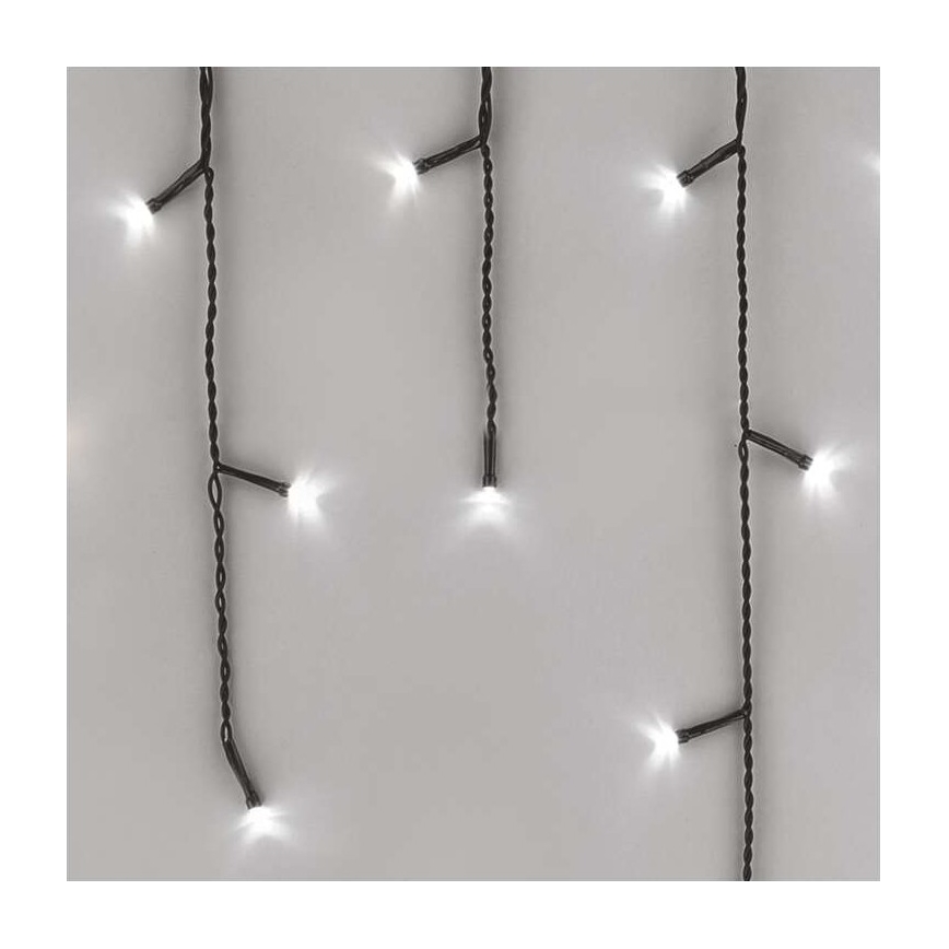 LED utomhus julkedja  600xLED/8 funktioner 15m IP44 kall vit 